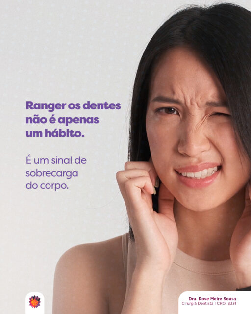O bruxismo está frequentemente relacionado ao estresse, respiração inadequada e tensão muscular.Mais do que proteger os dentes, é necessário compreender o que está levando o corpo a esse padrão.Na odontologia com visão integrativa, o tratamento considera essas conexões para promover equilíbrio e conforto. Por isso, se você acorda com dor ou tensão, é importante avaliar!Agende sua consulta!Dra. Rose Meire Sousa
Cirurgiã Dentista | CRO: 3331#odontologia #medicinaintegrativa #cirurgiãdentista #dentista #dentes #saúdebucal #saúde #ozonioterapia #inteligênciaemocional #saúdemental #mastigação