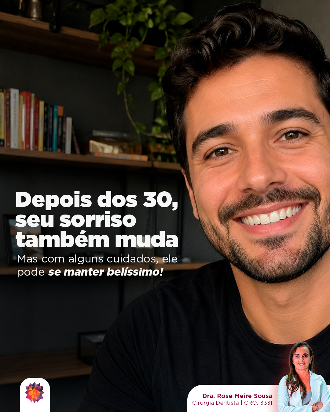 Com o tempo, mudanças naturais acontecem no sorriso: a gengiva pode ficar um pouco mais sensível, os dentes podem apresentar desgaste leve e a mordida pode se alterar com o passar dos anos.A boa notícia é que se você seguir cuidando da sua saúde bucal, você vai lidar melhor com essa questão do envelhecimento bucal: escovação correta, uso do fio dental, atenção a hábitos de mastigação e visitas regulares ao dentista ajudam a manter a saúde bucal e prevenir desconfortos futuros.Cuidar do seu sorriso é também manter bem-estar e qualidade de vida, mesmo depois dos 30. 😁Dra. Rose Meire Sousa
Cirurgiã Dentista | CRO: 3331#odontologia #medicinaintegrativa #cirurgiãdentista #dentista #dentes #saúdebucal #saúde #ozonioterapia #inteligênciaemocional #saúdemental #mastigação